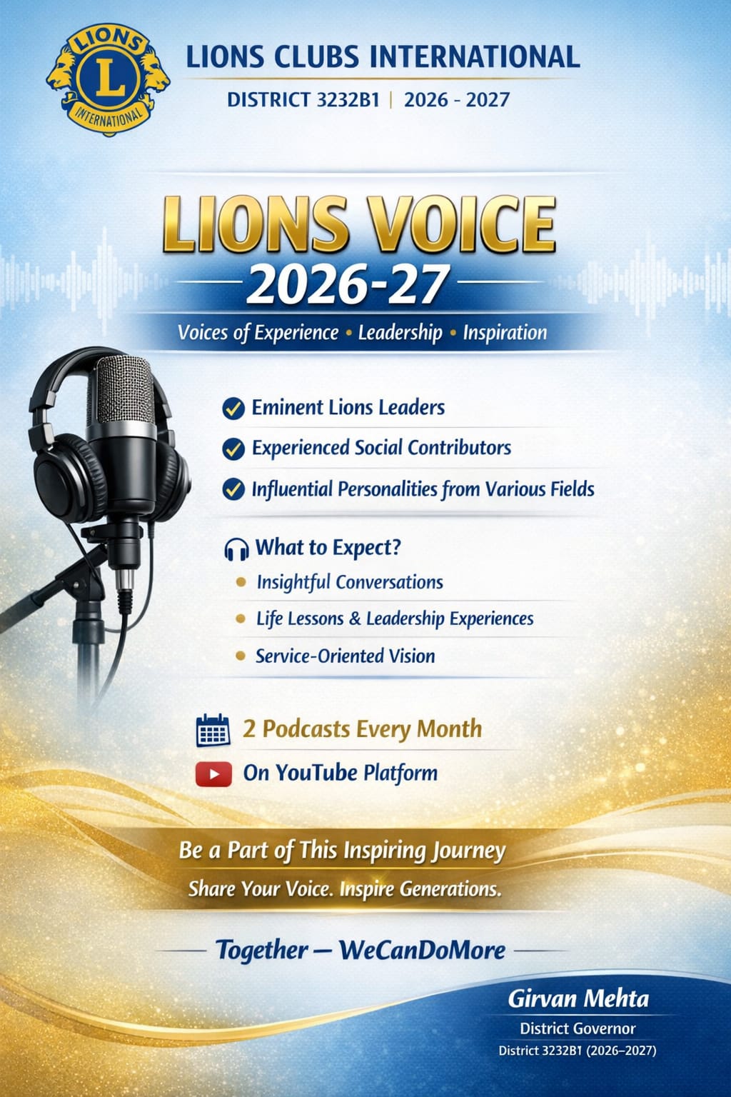 Lions Voice 2026–27